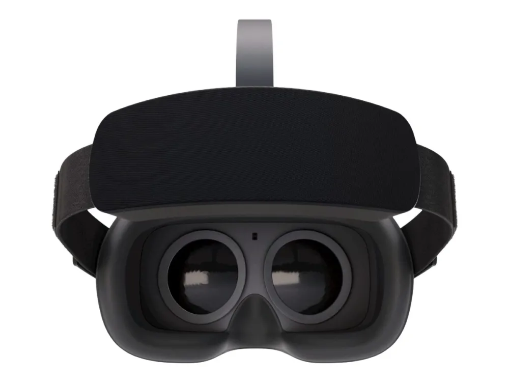 Black virtual reality headset