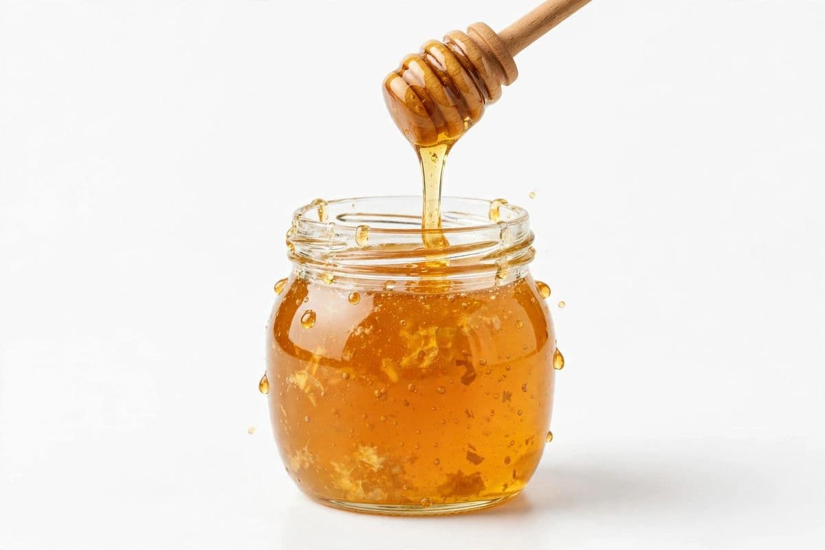 GoldenHive Raw Wildflower Honey (16oz) — product photo